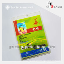 Hologram plastic laminating pouch for id card
